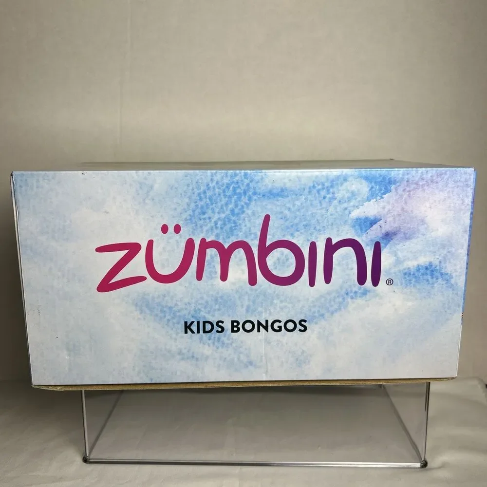 Zumbini Kids Bongos: Baby Toddler Musical Instrument Drums Toy Percussion New